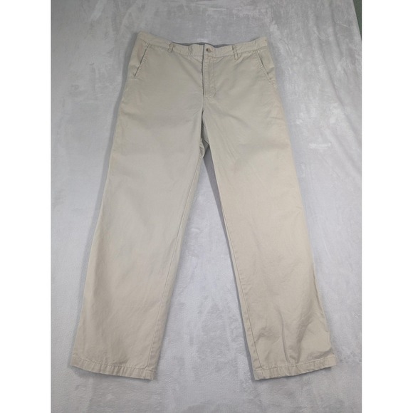 Woolrich Other - Woolrich Khaki Pants Mens 38x32 Beige Straight Leg 100% Cotton Canvas Chino